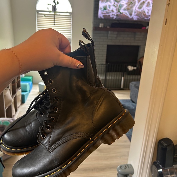 Women’s Black Dr. Martens Boots - Picture 2 of 3